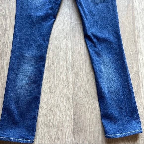 Cartise Embellished Low Rise Jeans Blue Zipp Pockets Women's Size 4 - Picture 9 of 16